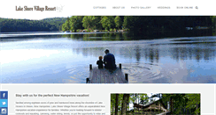 Desktop Screenshot of lakeshorevillageresort.com