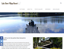 Tablet Screenshot of lakeshorevillageresort.com